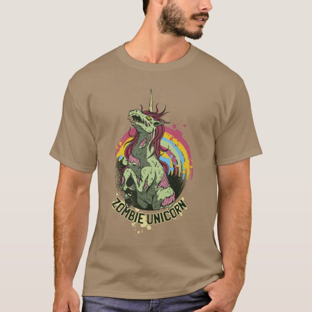 Zombie unicorn T-Shirt (Front)