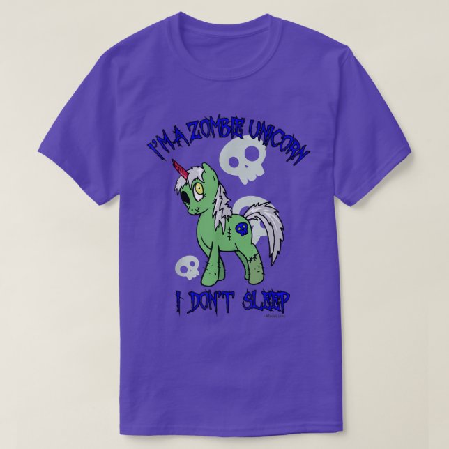 Zombie Unicorn T-Shirt (Design Front)