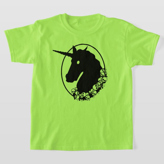 Zombie Unicorn T-Shirt (Laydown)