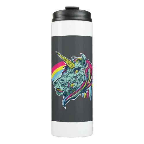 Zombie Unicorn Thermal Tumbler