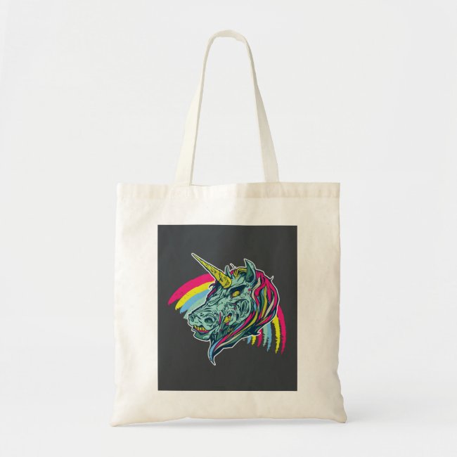 Zombie Unicorn Tote Bag