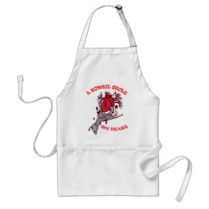 ZOMBIE VALENTINE ANTI VALENTINE ADULT APRON