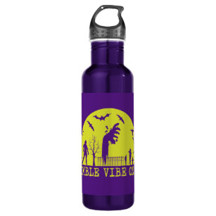 Zombie Vibes Only   Stainless Steel Water Bottle