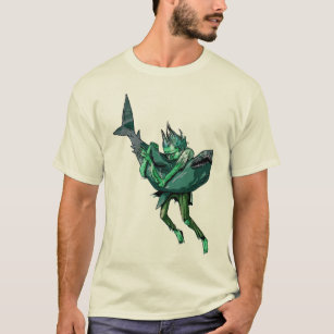 Zombie vs Shark T-Shirt