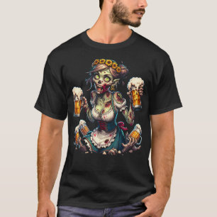 Zombie Waitress Dirndl T-Shirt