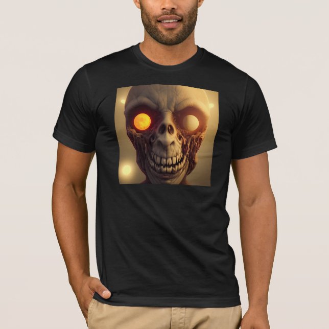 Zombie Walking Dead Horde Halloween T-Shirt (Front)