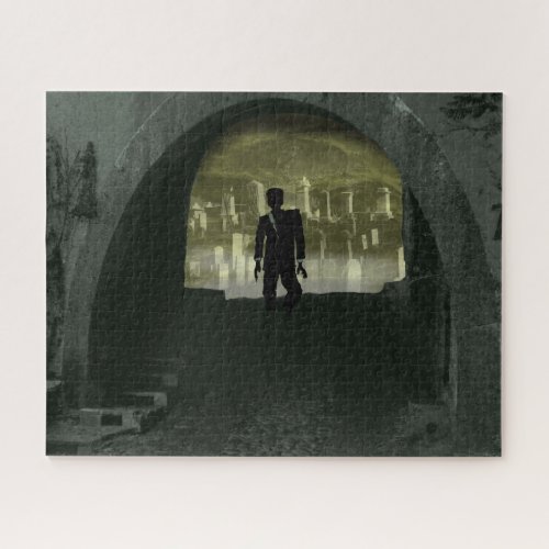 ZOMBIE WALKING IN TUNNEL by Jetpackcorps Jigsaw Puzzle