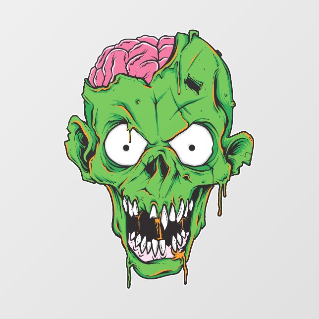 Zombie Wall Decal (Front)