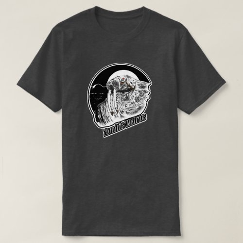 Zombie Walrus BW T_Shirt