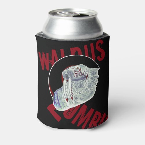 Zombie Walrus Can Cooler