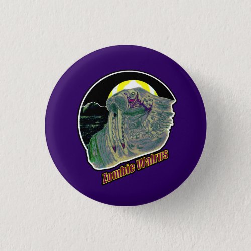 Zombie Walrus On Purple Button