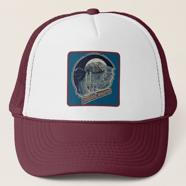Zombie Walrus Original Trucker Hat (Front)