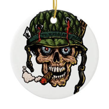 Zombie war ceramic ornament Zombie war ceramic ornament