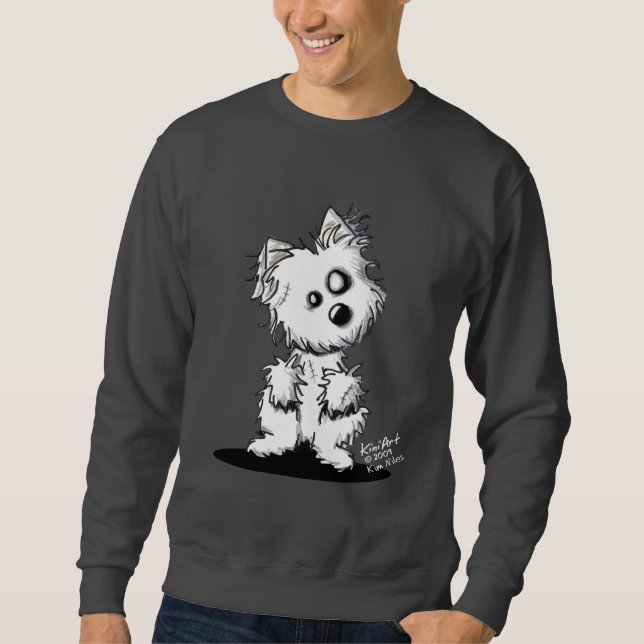 Zombie Westie Sweatshirt (Front)