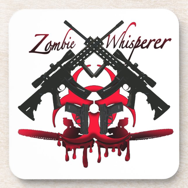 Zombie Whisperer Beverage Coaster (Front)