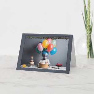 Zombie Wishes Boy's Birthday Card