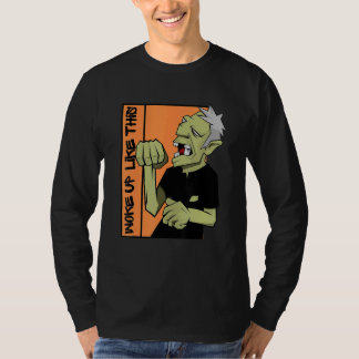 Zombie Woke Up Like This Halloween T-Shirt