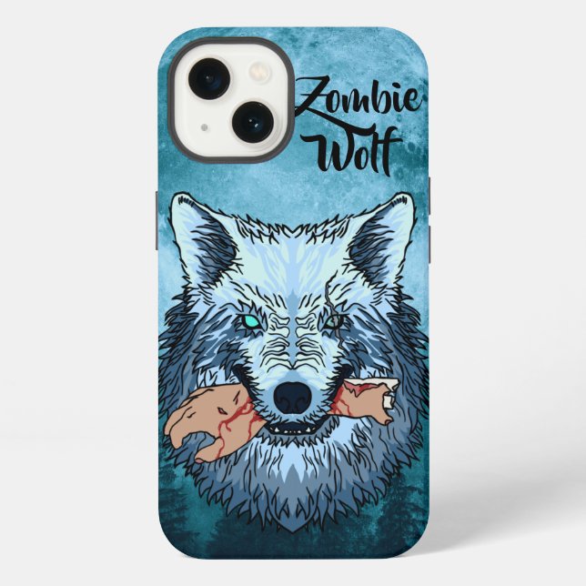 Zombie Wolf Iphone Case (Back)
