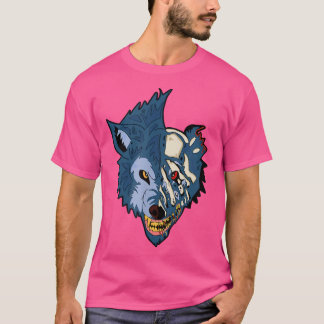 Zombie Wolf Werewolf Halloween Costume Fantasy 695 T-Shirt