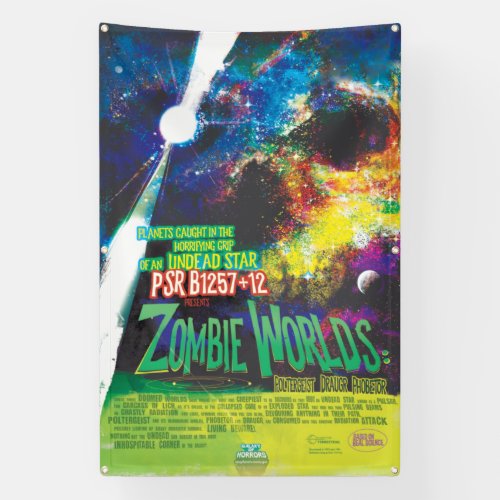 Zombie Worlds Halloween Galaxy of Horrors Banner