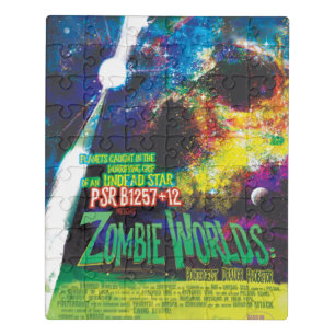 Zombie Worlds Halloween Galaxy of Horrors Jigsaw Puzzle