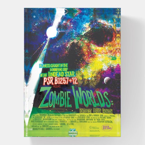 Zombie Worlds Halloween Galaxy of Horrors Paperweight
