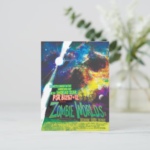 Zombie Worlds Halloween Galaxy of Horrors Postcard