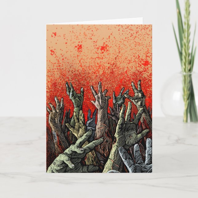 Zombie Xmas Card (Front)