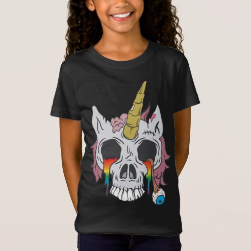 Zombiecorn Zombie Unicorn Apocalypse Halloween Cre T_Shirt