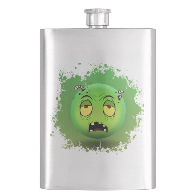 Zombiemoji Flasers Flask (Front)