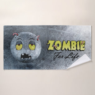 Zombiemoji Vintage bath towel