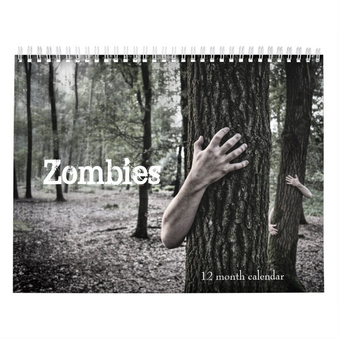 Zombies 2023 calendar Zazzle