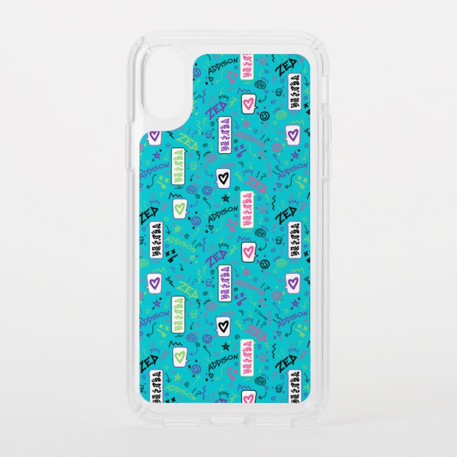Zombies 2 | 80's Pattern Speck iPhone XS Case (Front)