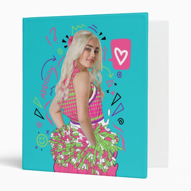 Zombies 2 | Addison 3 Ring Binder (Front/Inside)