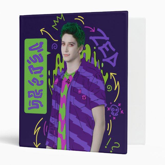 Zombies 2 | Zed 3 Ring Binder (Front/Inside)