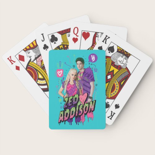 Zombies 2 | Zed and Addison Playing Cards