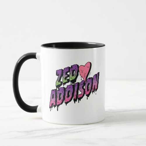 Zombies 2  Zed and Addison Text Mug