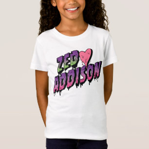 Zombies 2   Zed and Addison Text T-Shirt