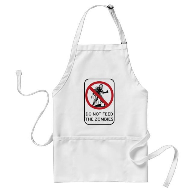 Zombies Adult Apron (Front)