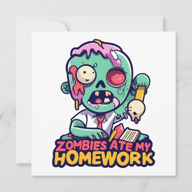 Zombies Ate My Homework (Front)