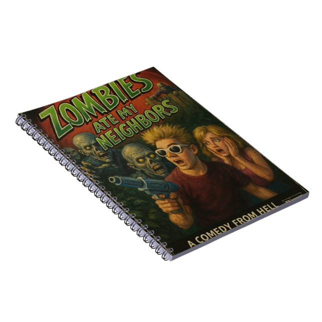 Zombies Ate My Neighbors notebook (Right Side)