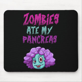 Zombies Ate My Pancreas T1d Type 1 Diabetes Girls  Mouse Pad