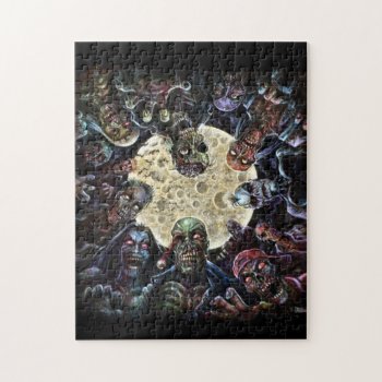 Zombies Attack (zombie Horde) Jigsaw Puzzle by themonsterstore at Zazzle