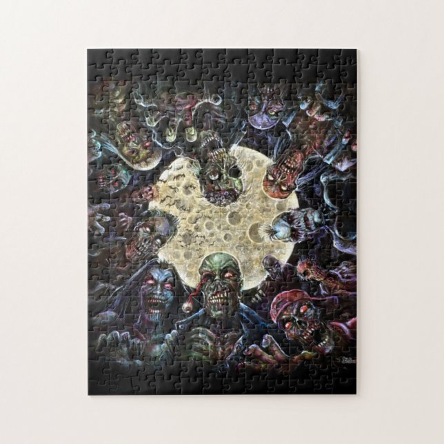 Zombies Attack (Zombie Horde) Jigsaw Puzzle (Vertical)