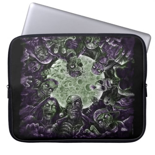 Zombies Attack Zombie Horde Laptop Sleeve