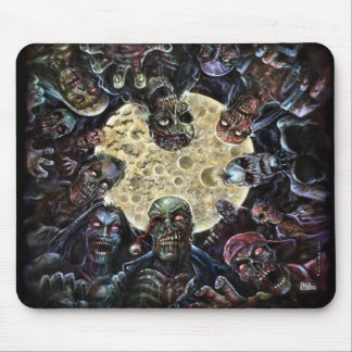 Zombies Attack (Zombie Horde) Mouse Pad