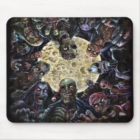 Zombies Attack (zombie Horde) Mouse Pad
