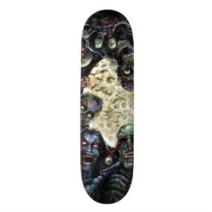 Zombies Attack (Zombie Horde) Skateboard Deck