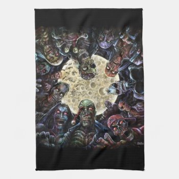 Zombies Attack (zombie Horde) Towel by themonsterstore at Zazzle