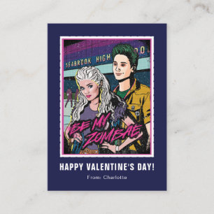 Zombies Be My Zombae Valentines Note Card